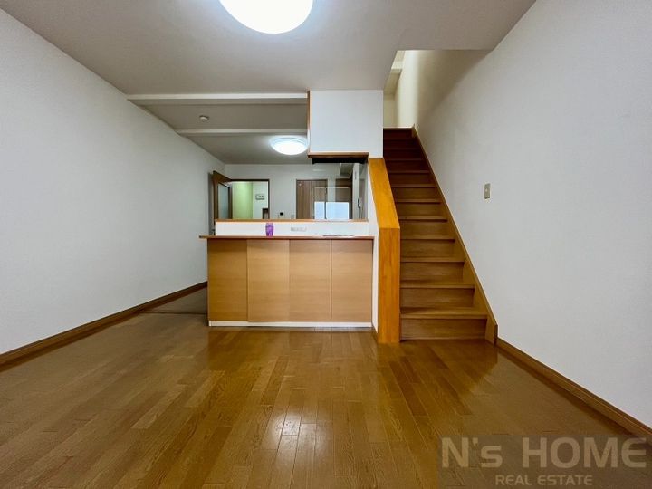 今福鶴見グリーンハイツの居間