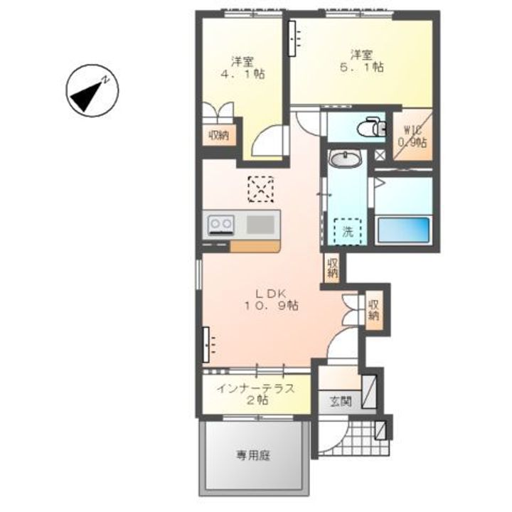 サングレイスの間取り