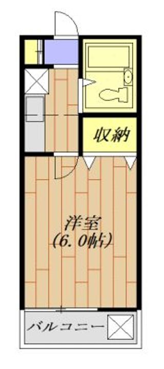 東京都青梅市河辺町7(アパート)の賃貸物件の間取り