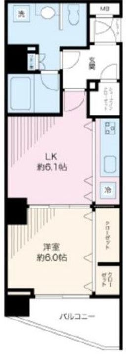 アルファスイート浦和本太フレストの間取り