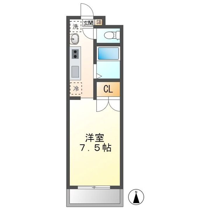 プログレッソ塩釜の間取り
