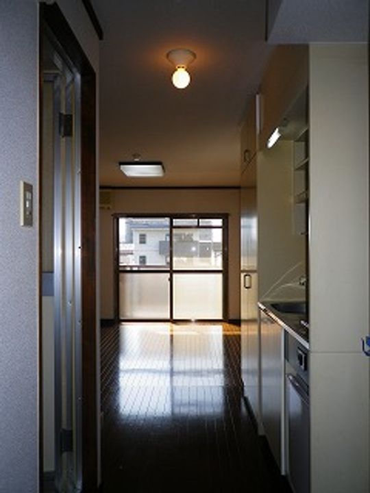 グレイス熊本壱番館の玄関