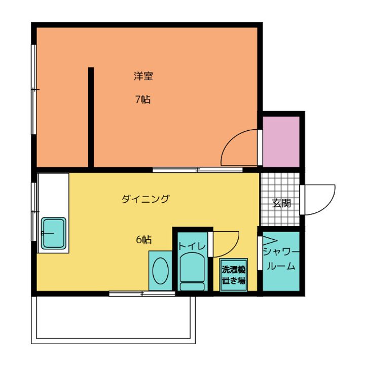 べるべーる高石神の間取り