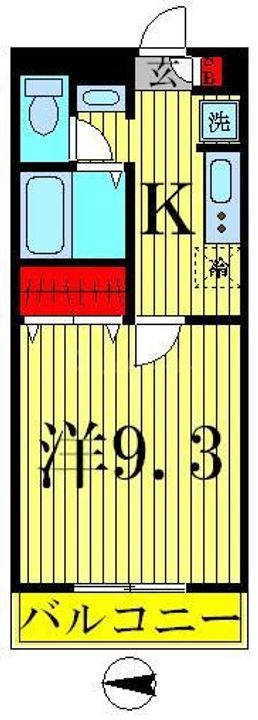 クレール八広の間取り