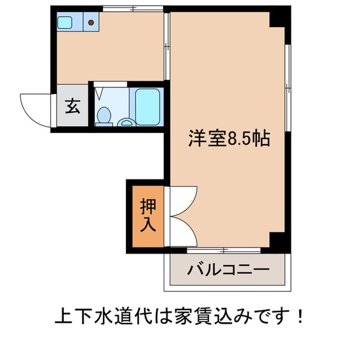 シティスケープ・ミズノの間取り