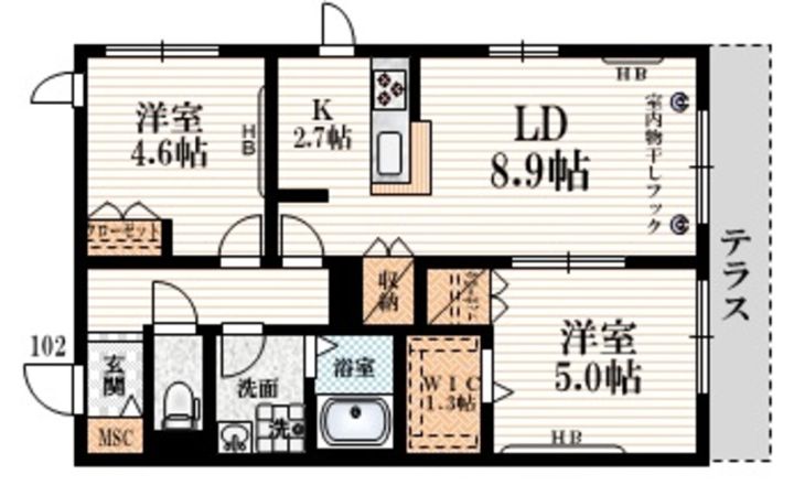 Grand Soleilの間取り