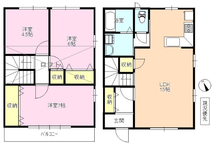 長野県長野市篠ノ井小森(一戸建)の賃貸物件の間取り