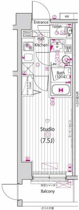 ガーラ・プレシャス横浜鶴見の間取り