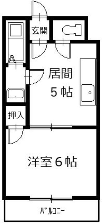 コーポピープルの間取り