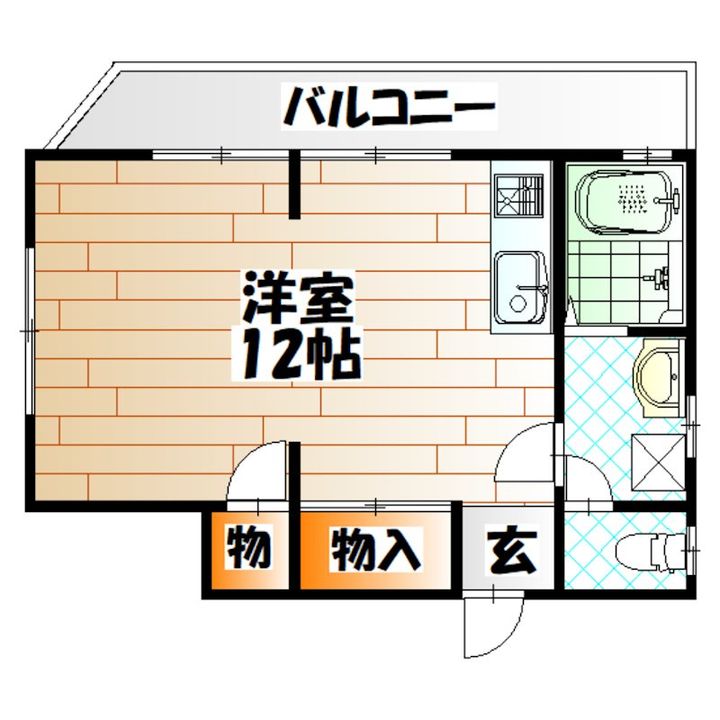 マキシム中津口の間取り