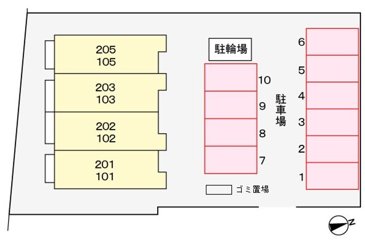 徳島県徳島市南矢三町2(アパート)の賃貸物件のその他画像