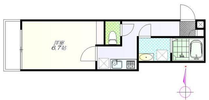 東京都杉並区阿佐谷南3(アパート)の賃貸物件の間取り