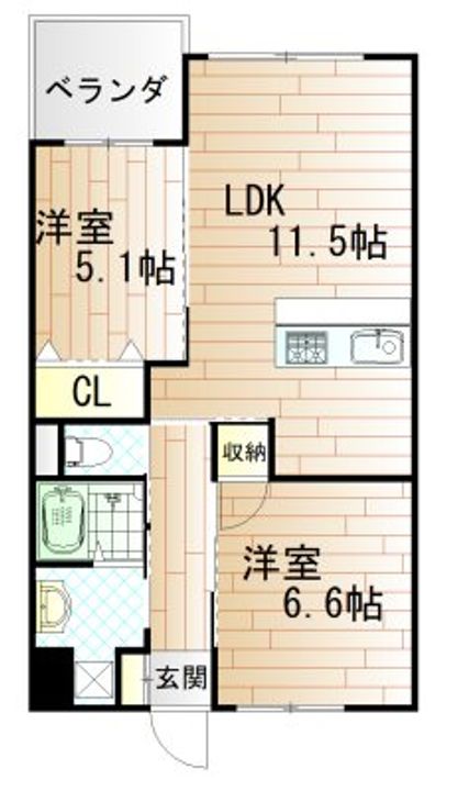 プレステージ・デル・西海岸の間取り