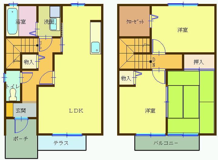 茨城県日立市大久保町3(一戸建)の賃貸物件の間取り