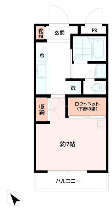 クレスト武蔵野の間取り