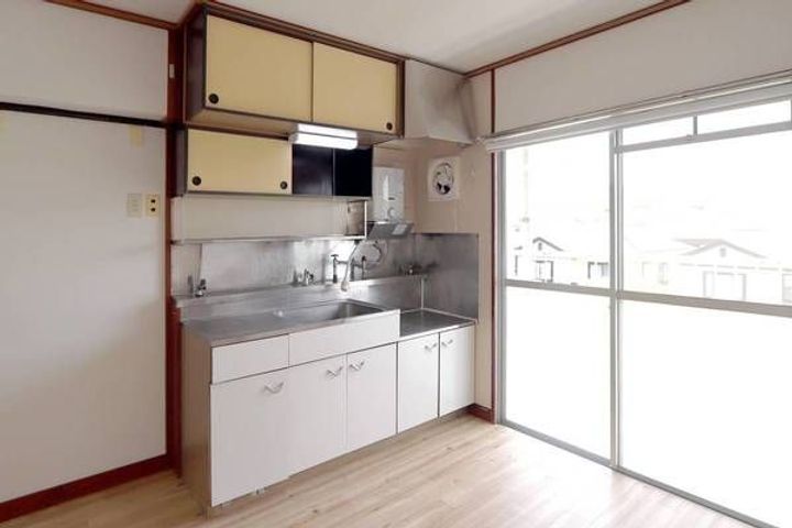 兵庫県三木市志染町西自由が丘2(マンション)の賃貸物件のキッチン