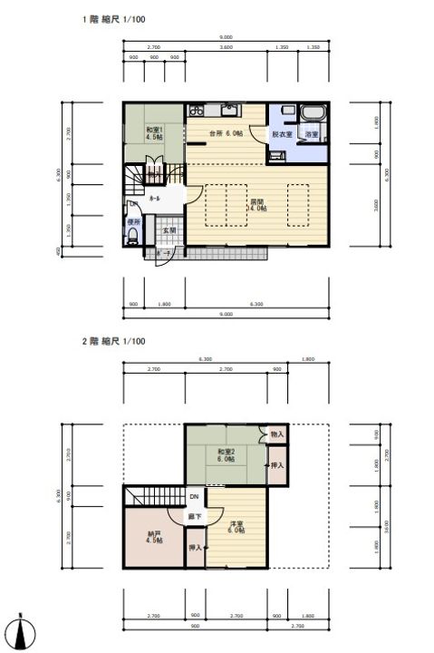 北海道名寄市西五条北10(一戸建)の賃貸物件の間取り