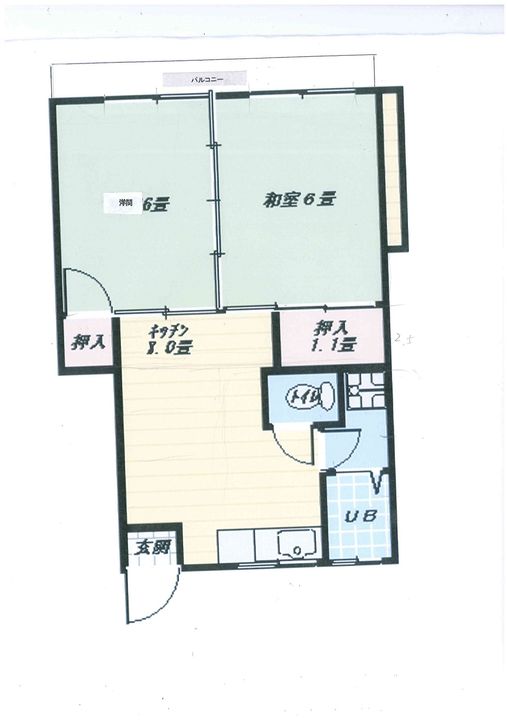 鹿児島県鹿児島市武3(マンション)の賃貸物件の間取り