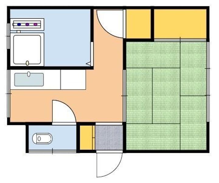 岡田アパートの間取り
