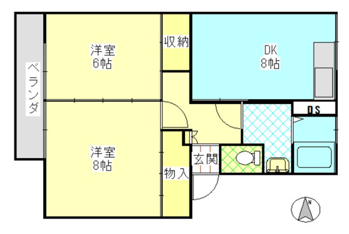 メゾンエポリアの間取り
