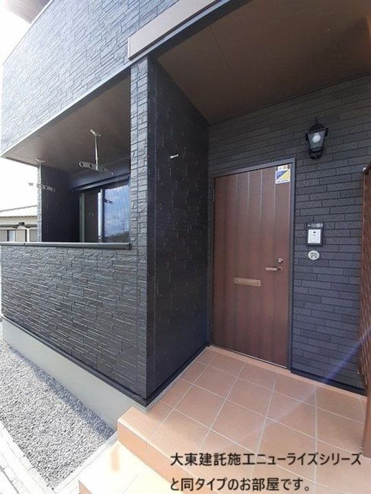 福島県郡山市安積町長久保5(アパート)の賃貸物件の玄関