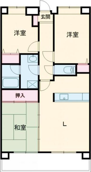 トーカンマンション潮見町の間取り