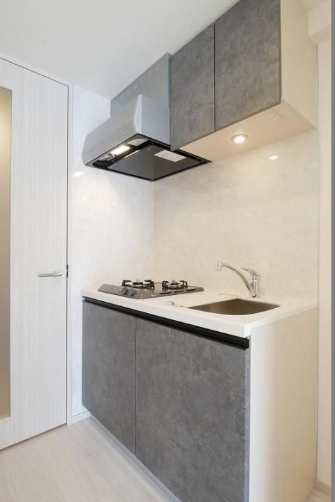 東京都新宿区山吹町(マンション)の賃貸物件のキッチン