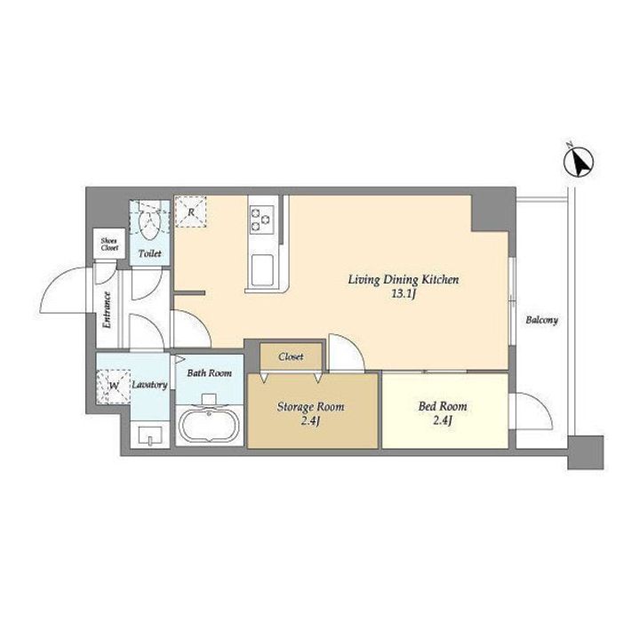 東京都墨田区向島5(マンション)の賃貸物件の間取り