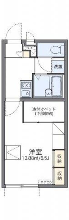 レオパレスジョルディン 天橋立の間取り