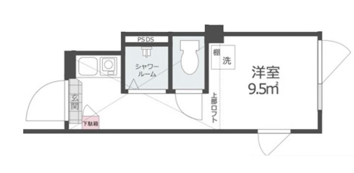 ノースヒル新宿イーストの間取り