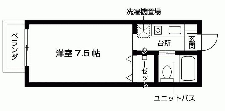 京都府京都市北区上賀茂梅ケ辻町(マンション)の賃貸物件の間取り
