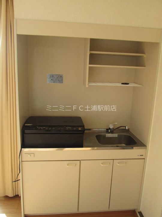茨城県土浦市桜町1(アパート)の賃貸物件のキッチン