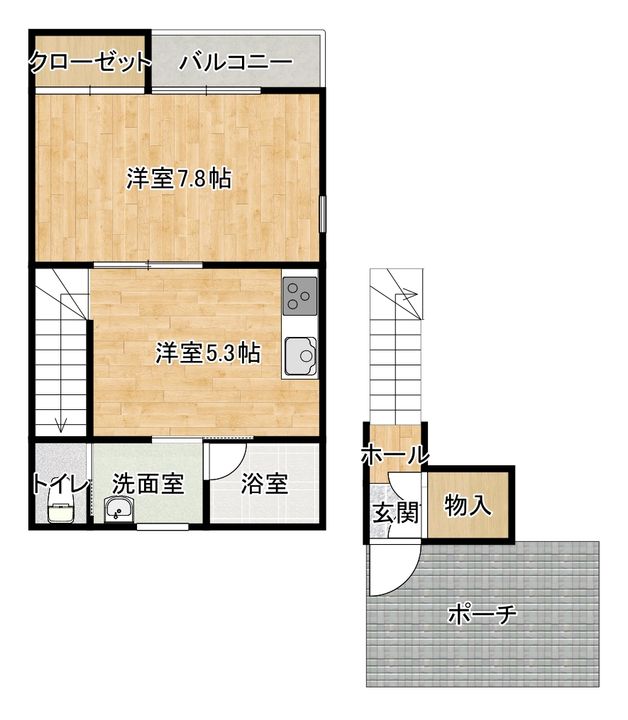 UM METEOREIの間取り