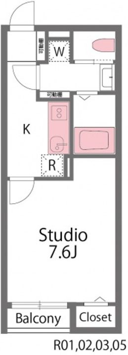 埼玉県熊谷市肥塚1(アパート)の賃貸物件の間取り