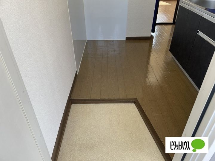 フレグランスウェストAの玄関