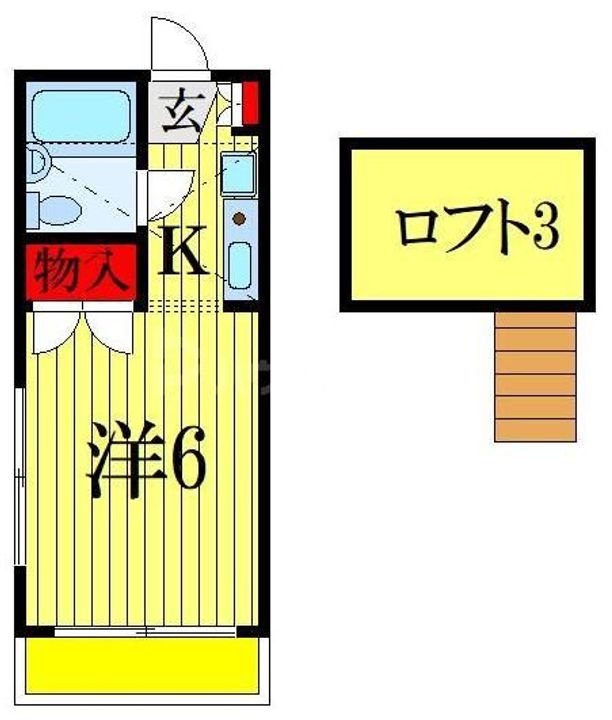 T’Sハイツの間取り