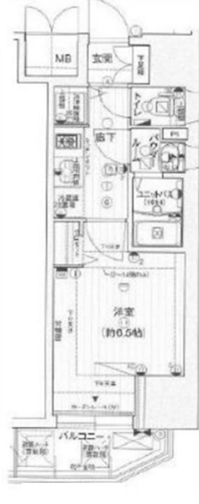 ララプレイス難波シエールの間取り
