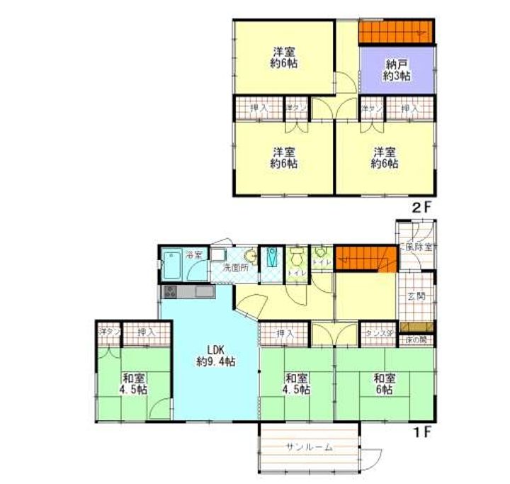 青森県青森市大字新城字平岡(一戸建)の賃貸物件の間取り