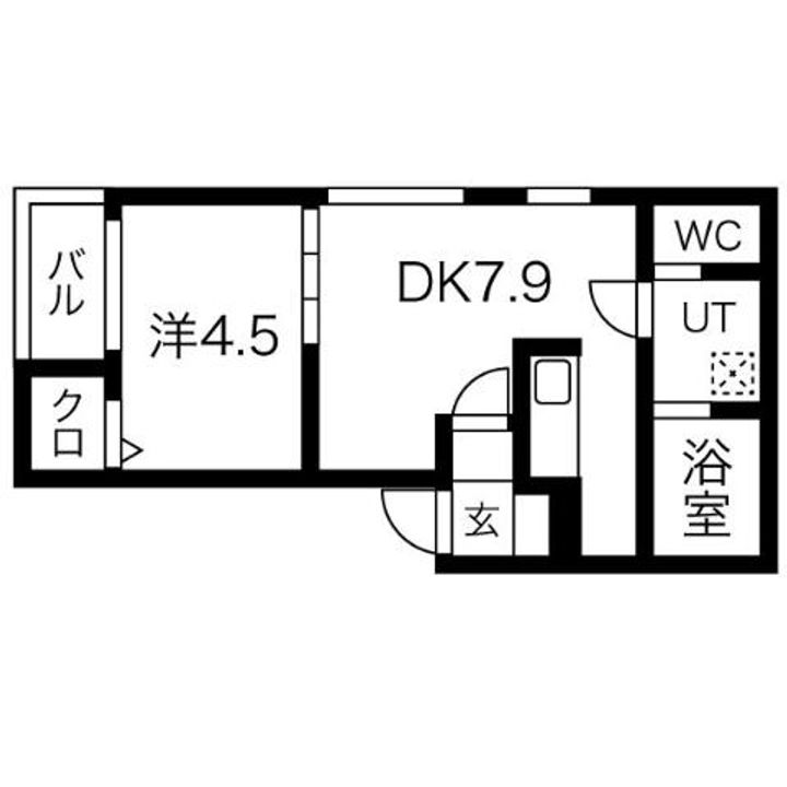 プランドール名駅北(旧グレイス栄生)の間取り