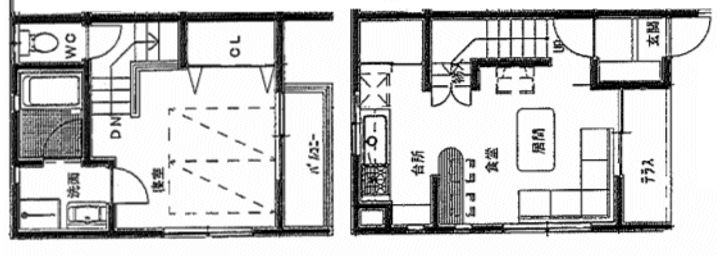 宮城県仙台市青葉区中山台1(アパート)の賃貸物件の間取り