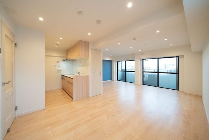 東京都中央区日本橋中洲(マンション)の賃貸物件の居間