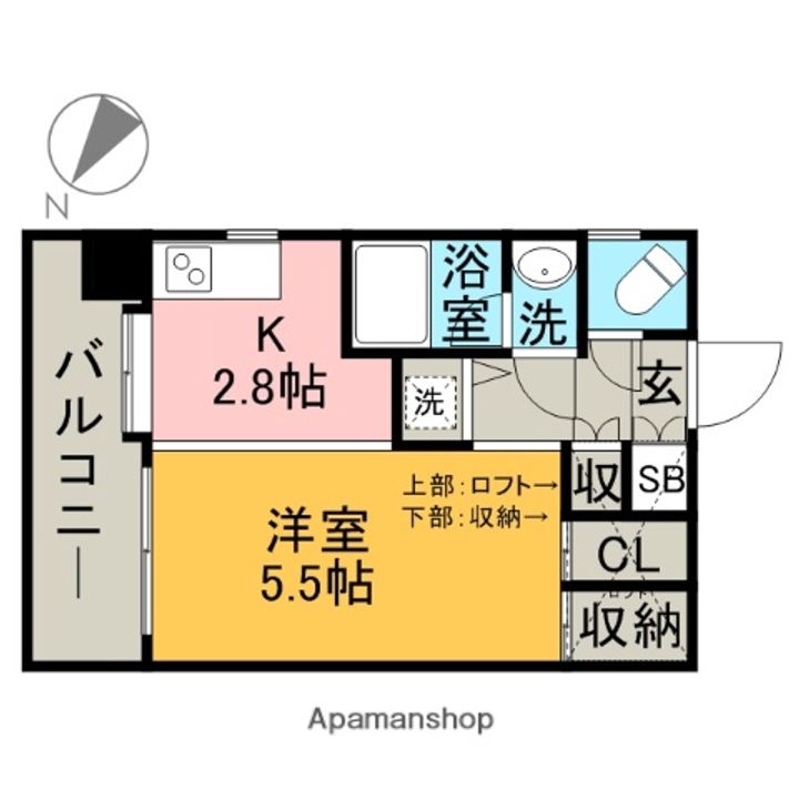 ソフィア高宮A館の間取り