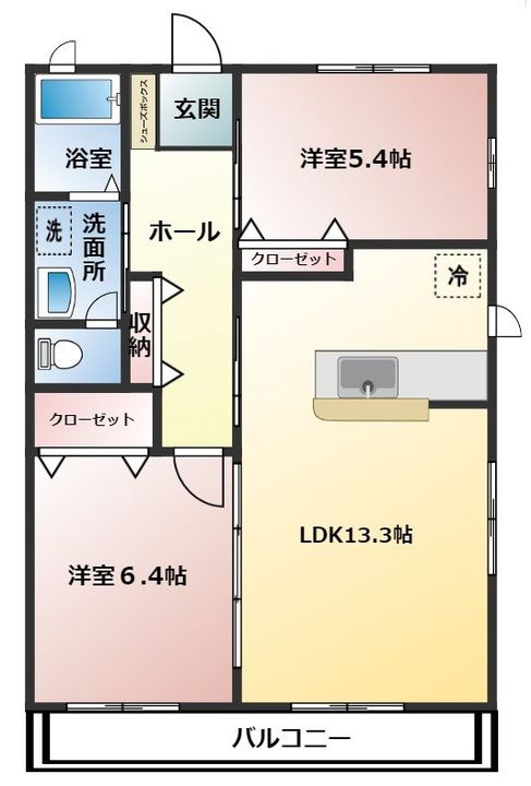 ブランシェの間取り