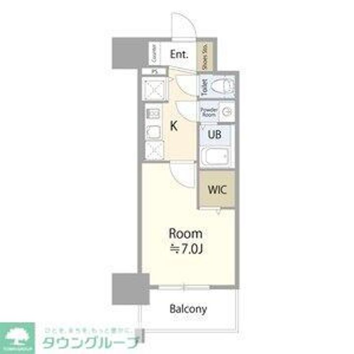 愛知県名古屋市中区正木4(マンション)の賃貸物件の間取り