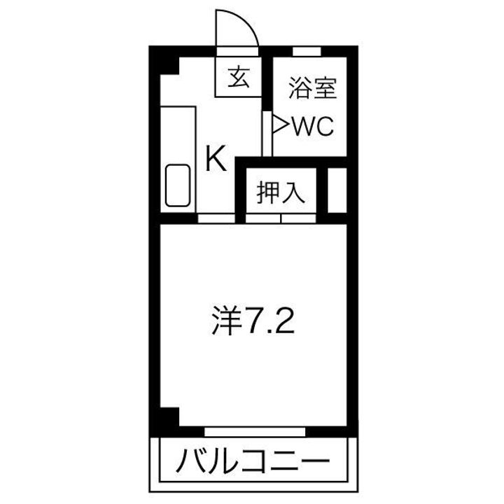 コーポ中村IIIの間取り