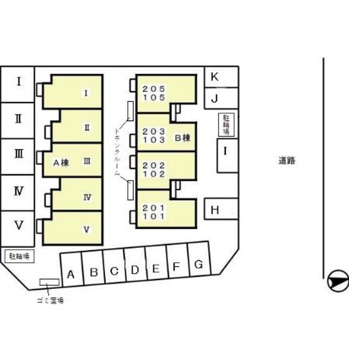 石川県金沢市中屋1(一戸建)の賃貸物件の地図