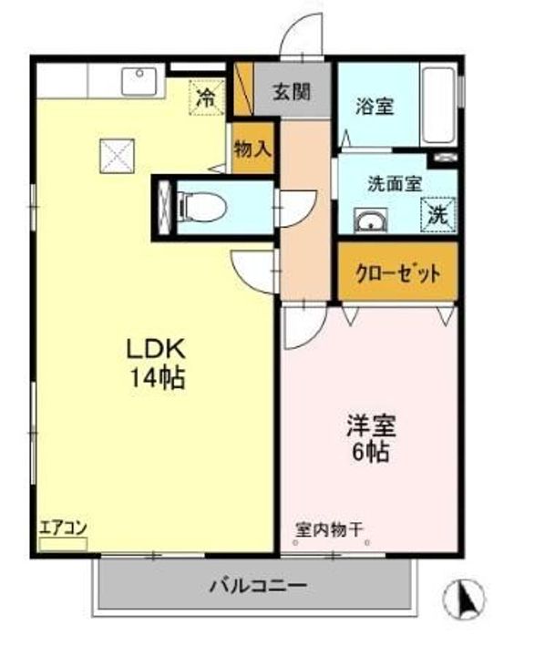 ヴェルドミール 弐番館の間取り
