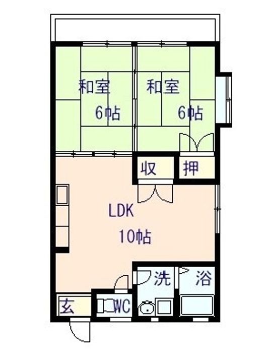 ファミールS月出の間取り