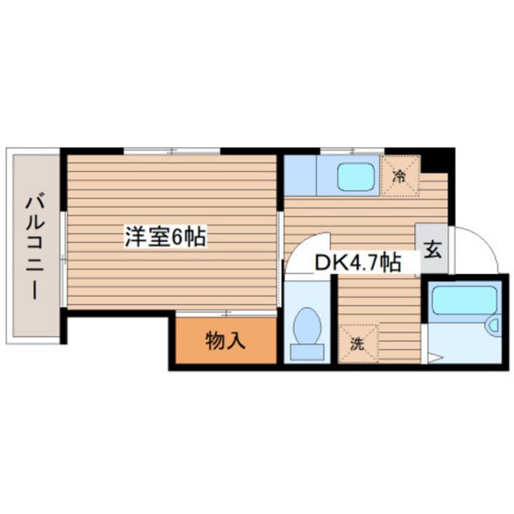 メゾン陽光の間取り