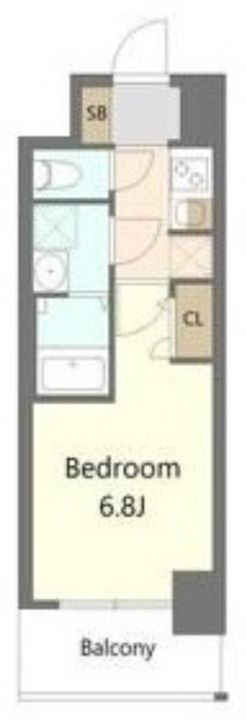 S-RESIDENCE堺浜寺broadの間取り